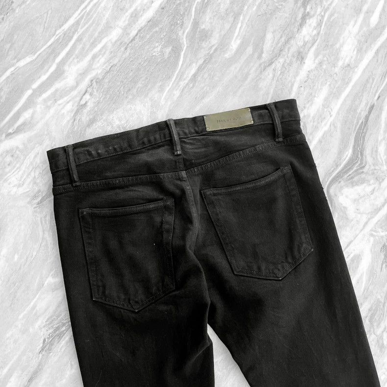 Fear of God Fear of God 5th Season Zip Hem Black Jeans - dmc Size US 31 - 7 Thumbnail