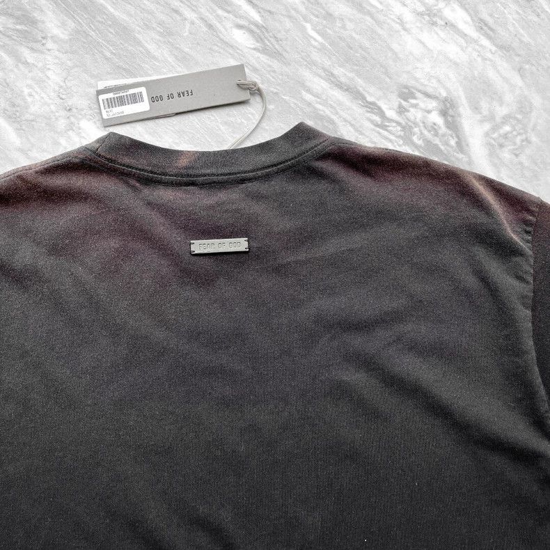 Fear of God Fear of God 7th FG Flocked Print Tee - dmc Size US L / EU 52-54 / 3 - 8 Thumbnail