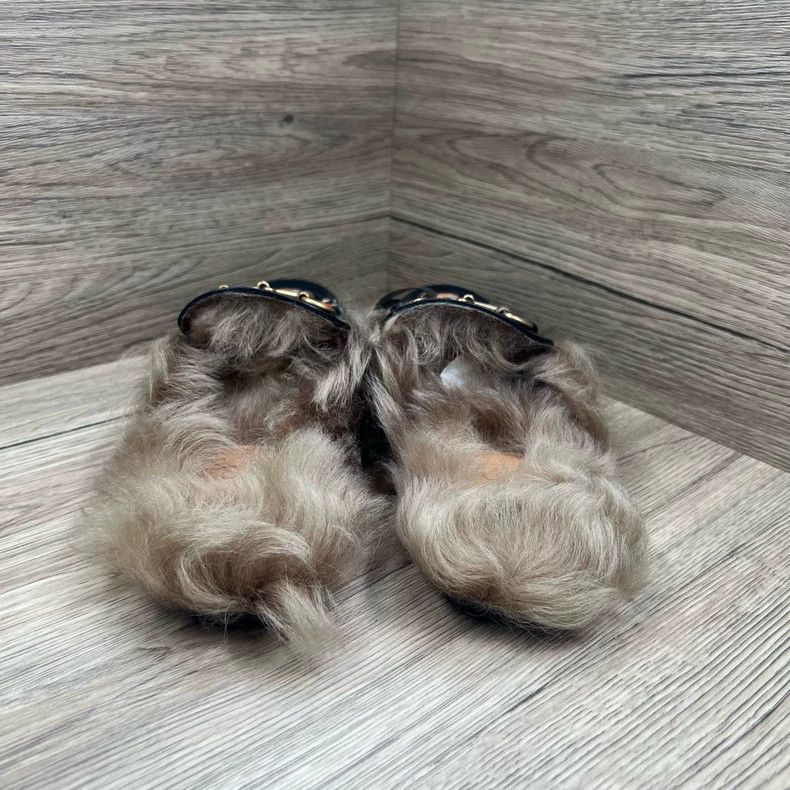 Gucci Gucci Cat Head Embroidered Fur Mules - dmc Size US 8 / EU 41 - 6 Thumbnail