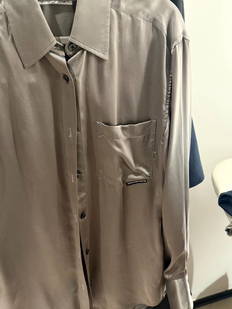 Alexander Wang Alexander Wang Single-Breasted Shirt - dmc Size US XXS / EU 40 - 2 Thumbnail