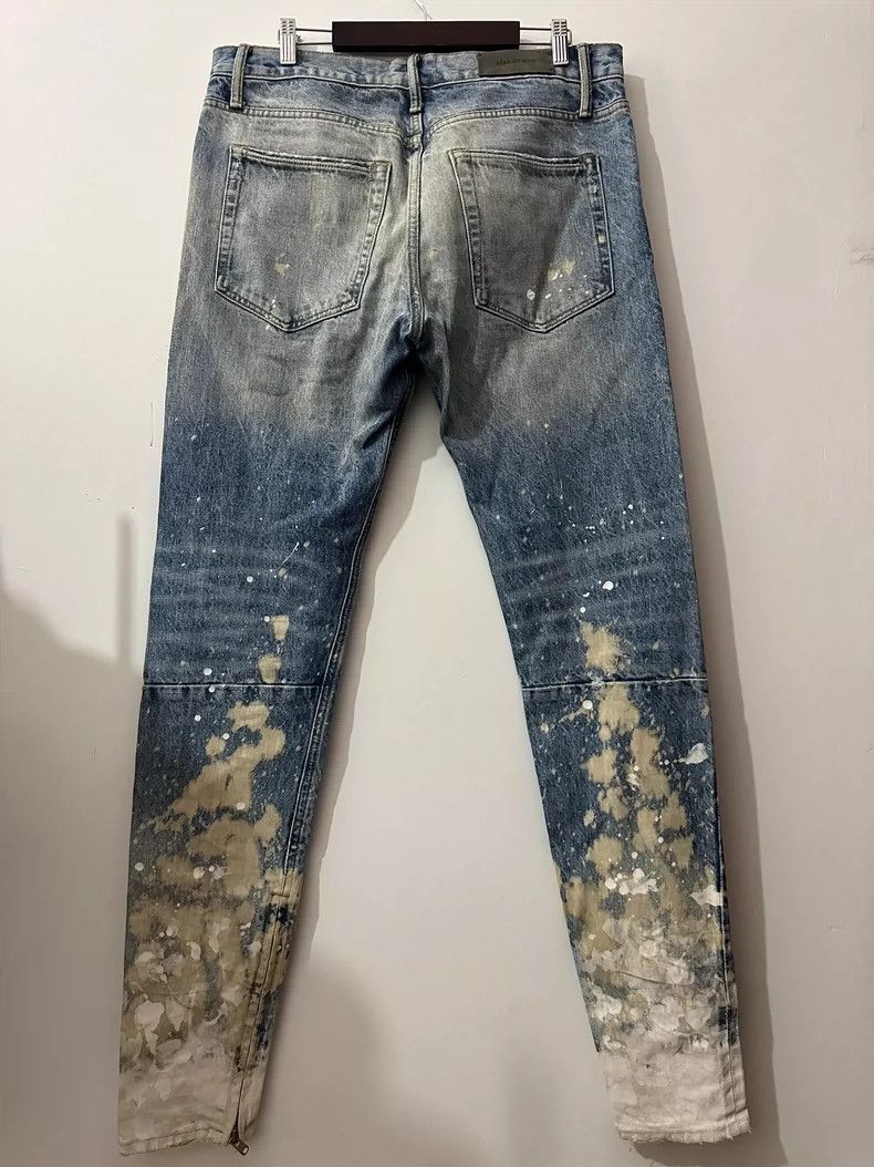 Fear of God Fear of God 5th Splatter Blue Denim - dmc Size US 34 / EU 50 - 2 Thumbnail
