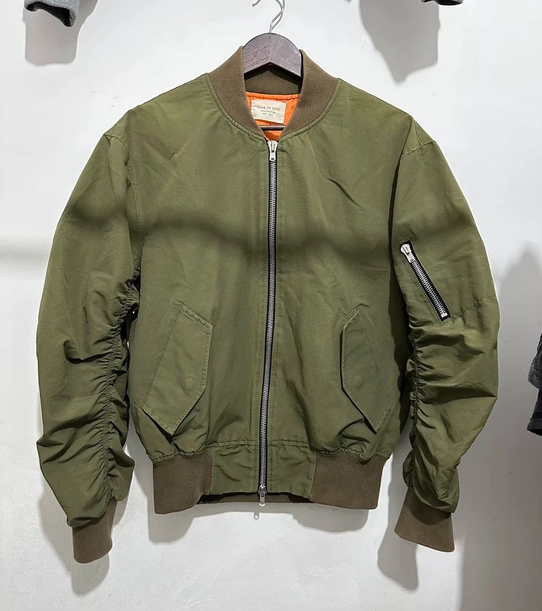 Fear of God Fear of God Third Collection Olive Bomber - dmc Size US S / EU 44-46 / 1 - 3 Thumbnail