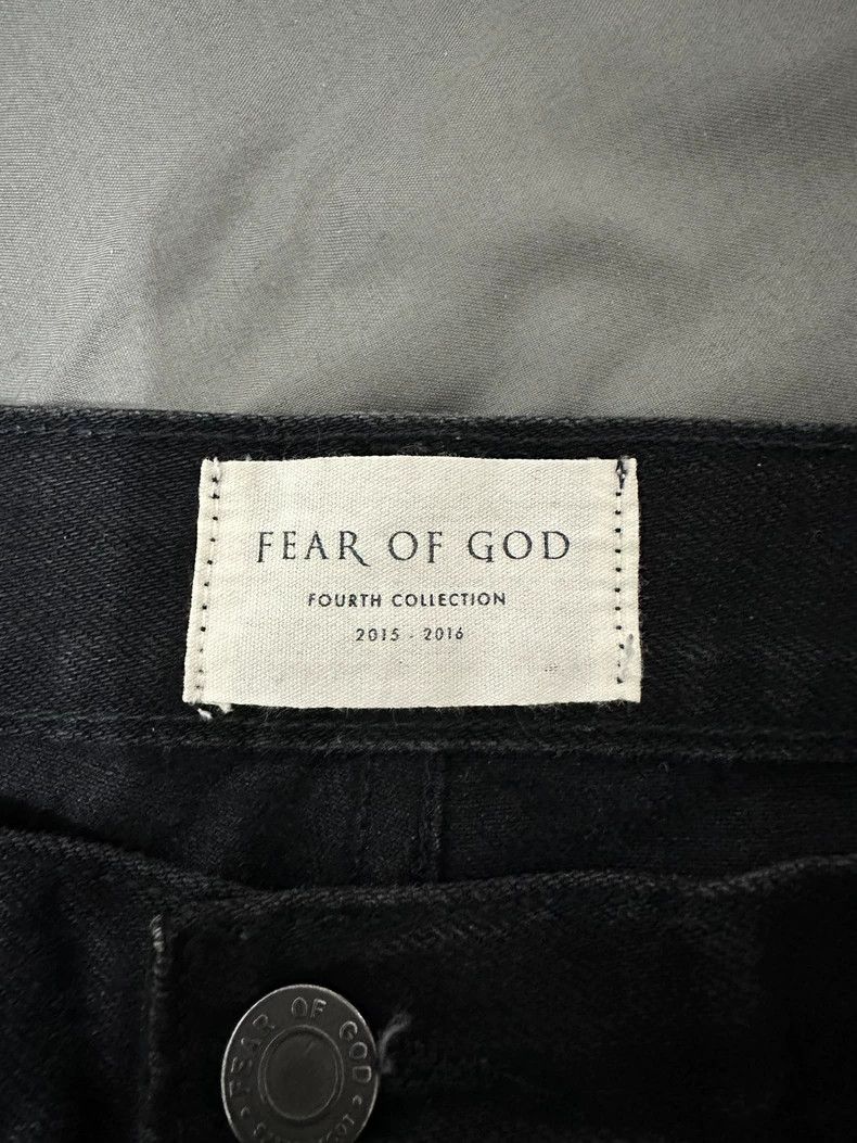 Fear of God Fear of God 4th Black Denim Jeans - dmc Size US 34 / EU 50 - 3 Thumbnail