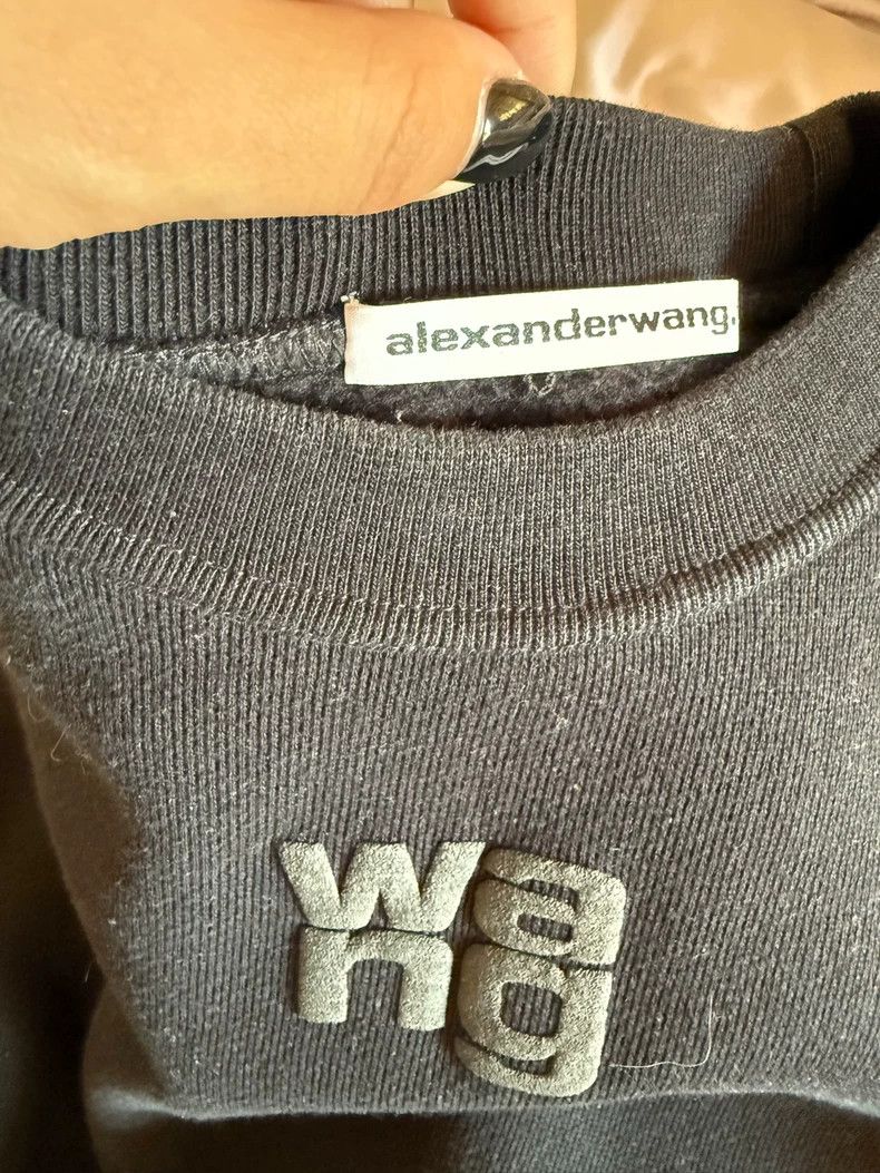 Alexander Wang Alexander Wang Black Long Sleeve Sweatshirt - dmc Size US XS / EU 42 / 0 - 2 Thumbnail
