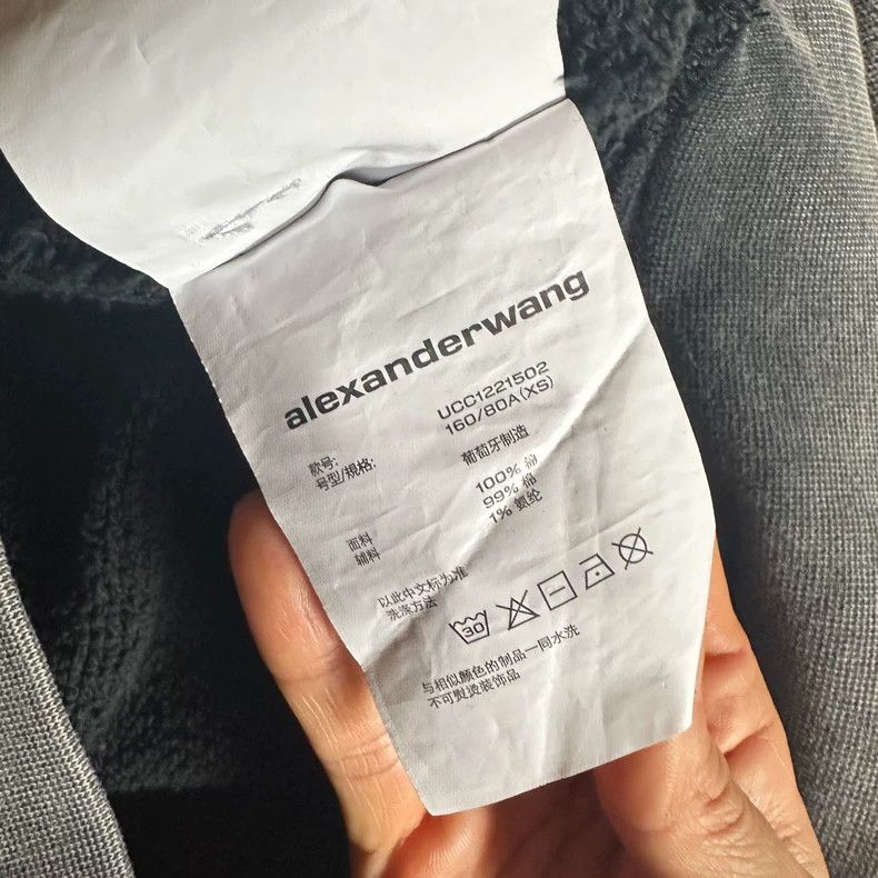 Alexander Wang Alexander Wang Bear Crystal Logo Sweatshirt - dmc Size US XS / EU 42 / 0 - 5 Thumbnail