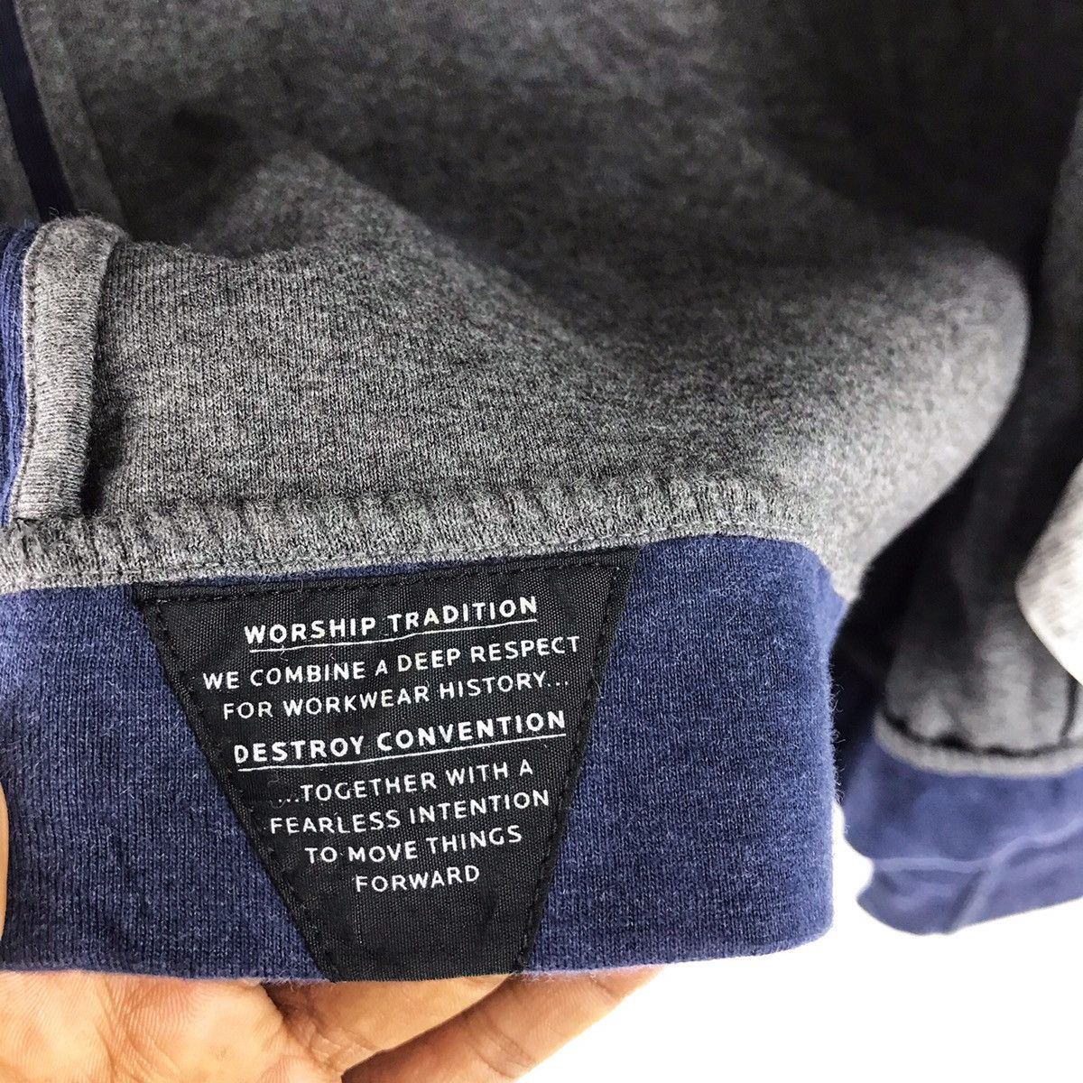 DENHAM Denham the jeanmaker japan conton sweat bow boschore jacket Size US S / EU 44-46 / 1 - 8 Thumbnail