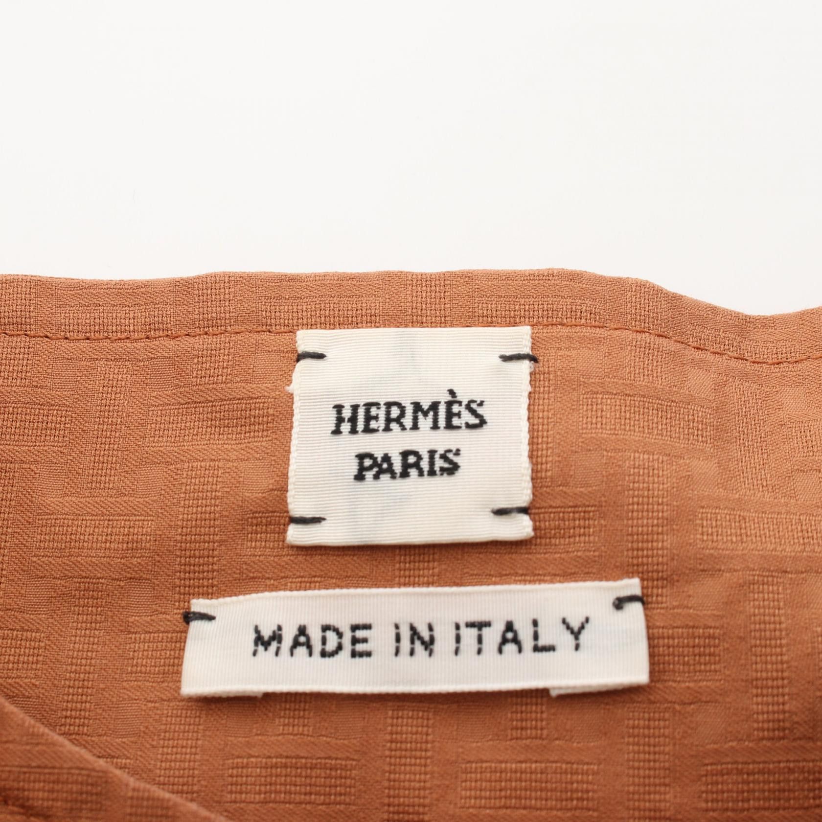 Hermes Hermes Hermes Bohemian Short Dress Cotton Dress Cotton Dresses DUTY FREE for USA Size ONE SIZE - 3 Thumbnail