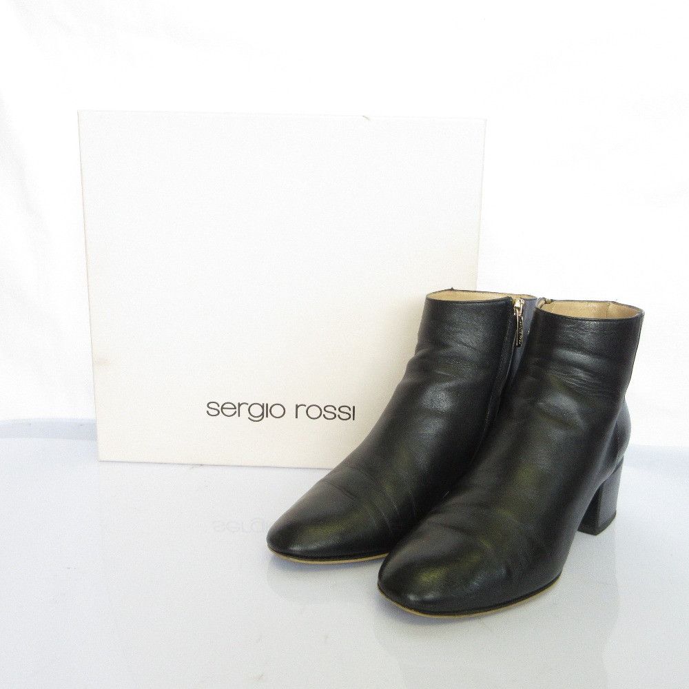 Other Other Sergio Rossi Leather Short Boots Leather Shoes DUTY FREE for USA Size ONE SIZE - 13 Thumbnail