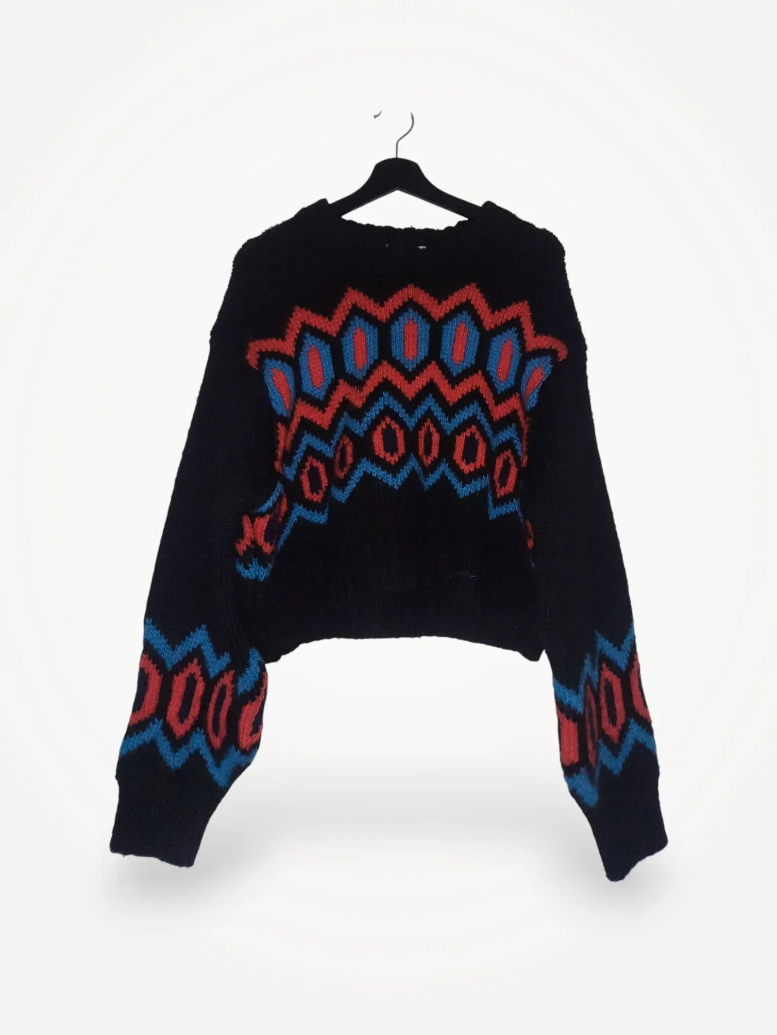 Ganni Ganni Jaquard wool knit jumper Cardigan Size US XS / EU 42 / 0 - 2 Thumbnail