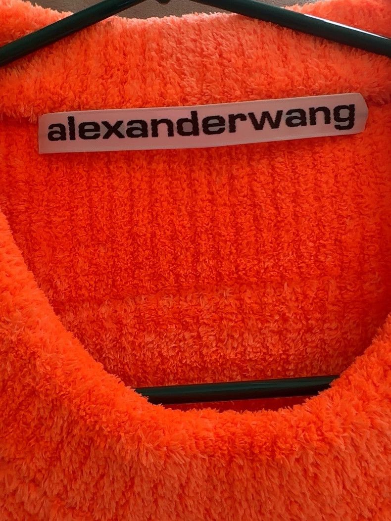 Alexander Wang Alexander Wang Orange Fleece Sweatshirt XS - dmc Size US XS / EU 42 / 0 - 3 Thumbnail