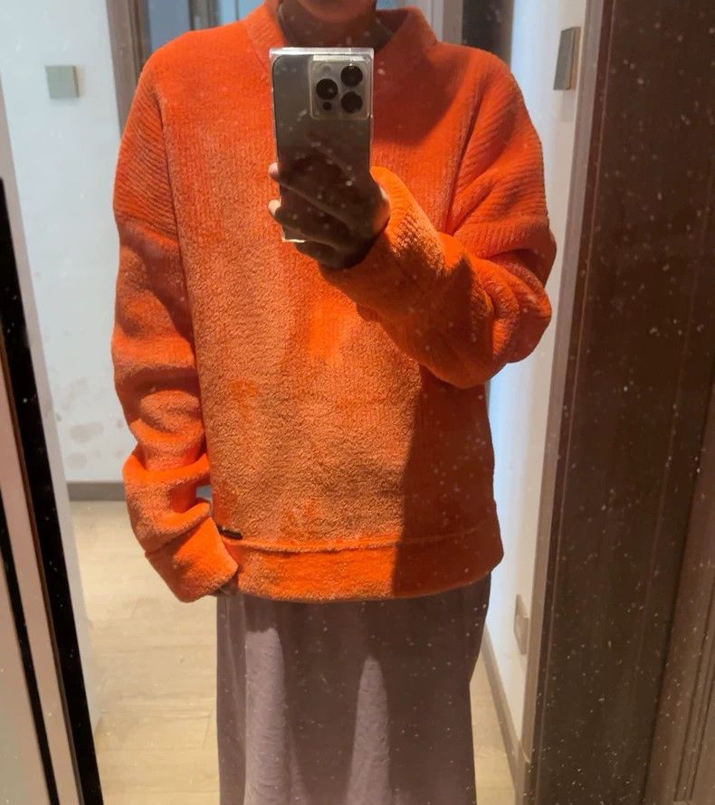 Alexander Wang Alexander Wang Orange Fleece Sweatshirt XS - dmc Size US XS / EU 42 / 0 - 6 Thumbnail