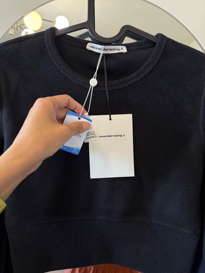 Alexander Wang Alexander Wang Cropped Logo Sweatshirt XS - dmc Size US XS / EU 42 / 0 - 2 Thumbnail