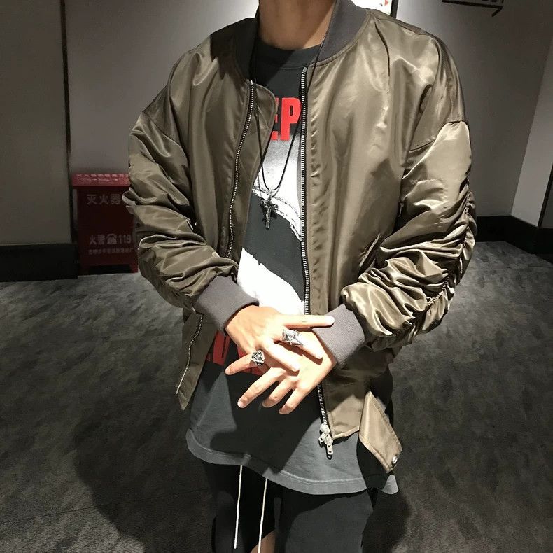 Fear of God Fear of God 4th Champagne Bomber Jacket - dmc Size US S / EU 44-46 / 1 - 8 Thumbnail