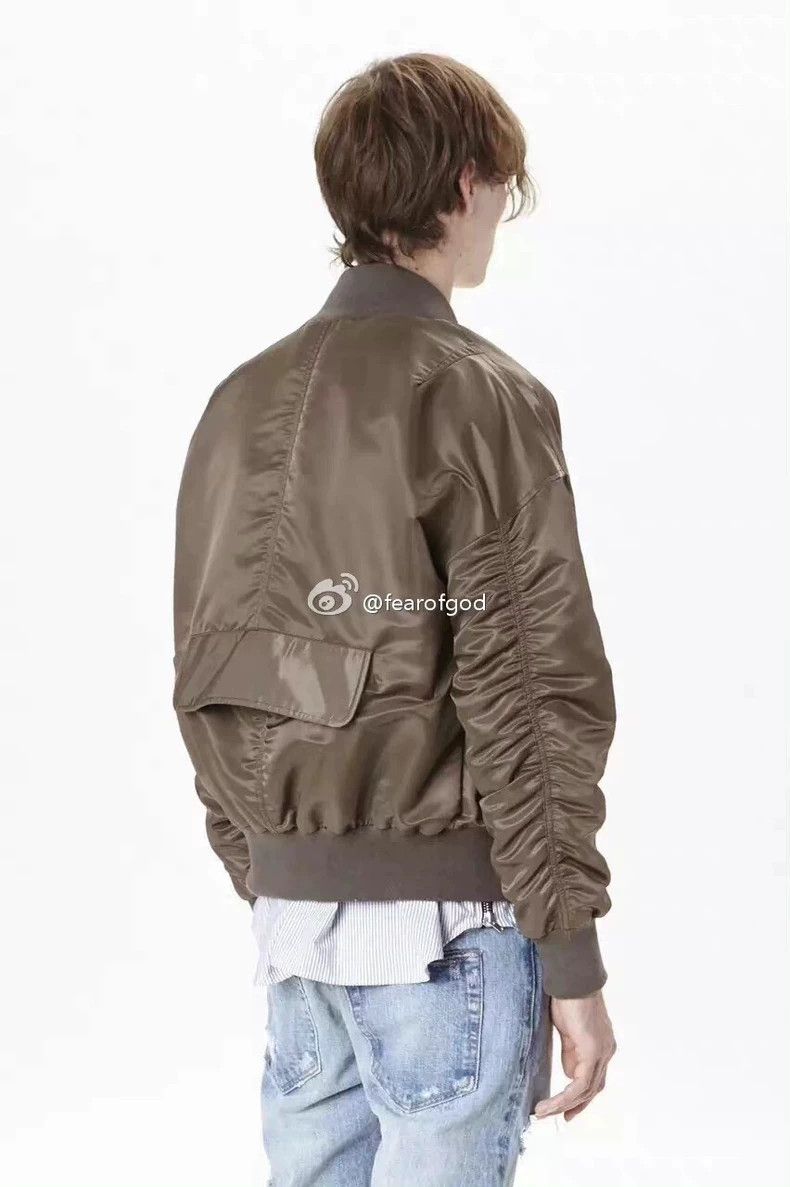 Fear of God Fear of God 4th Champagne Bomber Jacket - dmc Size US S / EU 44-46 / 1 - 8 Thumbnail