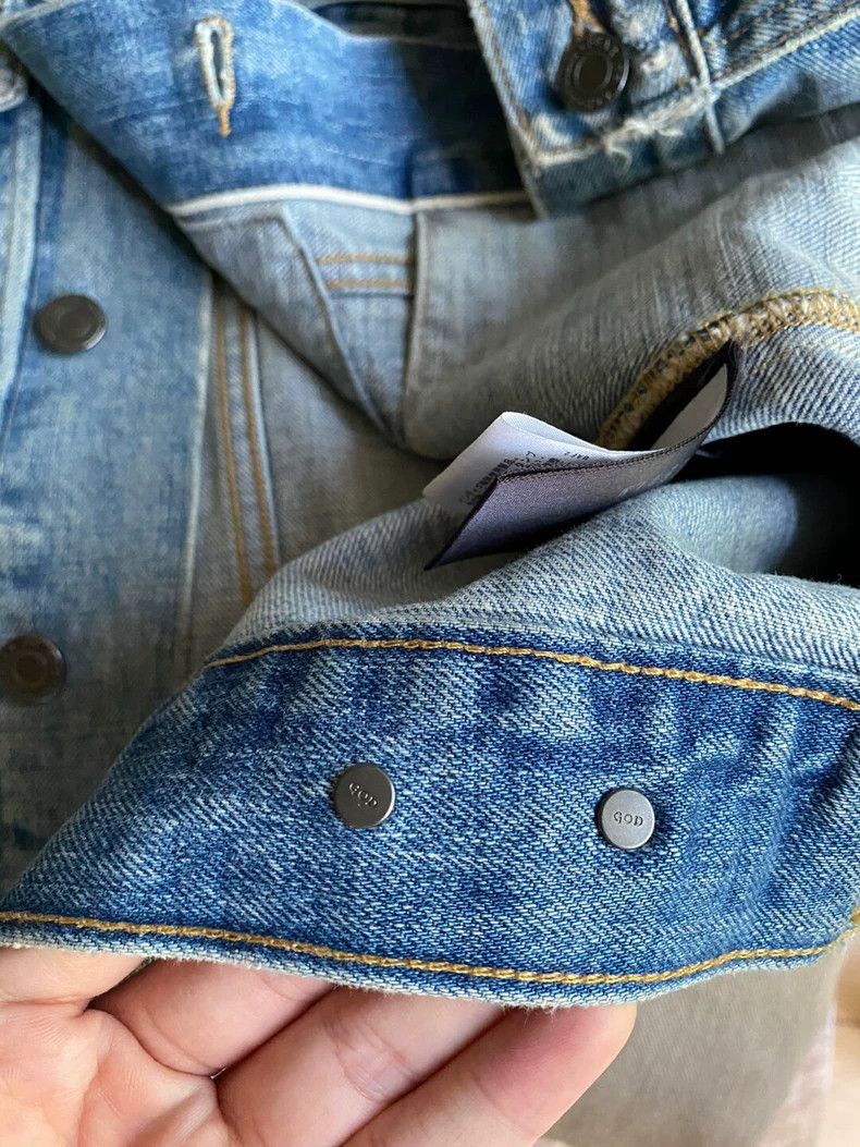 Fear of God Fear of God Season 4 OG Denim Jacket - dmc Size US L / EU 52-54 / 3 - 3 Thumbnail