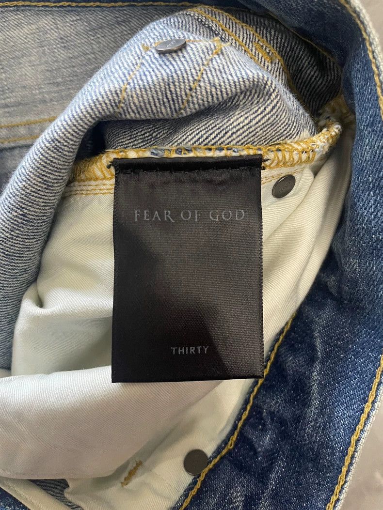 Fear of God Fear of God 4th 2nd Batch Distressed Jeans - dmc Size US 30 / EU 46 - 5 Thumbnail