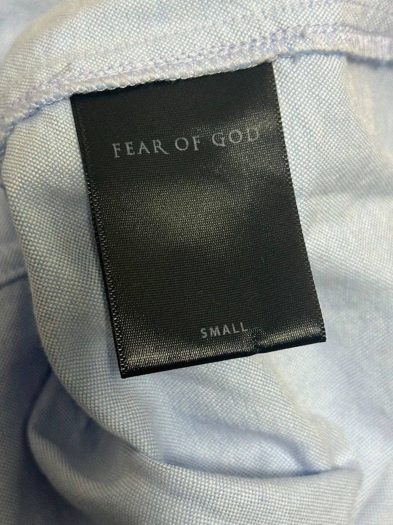 Fear of God Fear of God 4th Oxford Blue Shirt - dmc Size US S / EU 44-46 / 1 - 4 Thumbnail
