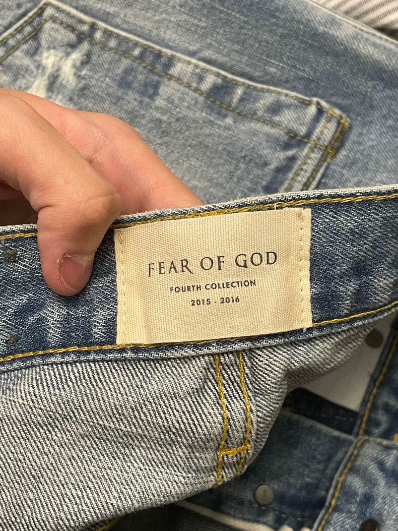 Fear of God Fear of God 4th 3batch Blue Denim - dmc Size US 28 / EU 44 - 2 Thumbnail