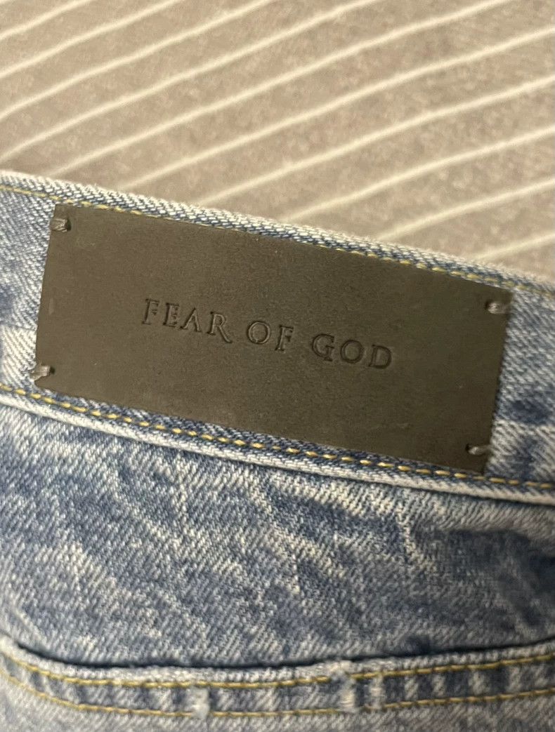 Fear of God Fear of God 4th 3batch Blue Denim - dmc Size US 28 / EU 44 - 6 Thumbnail