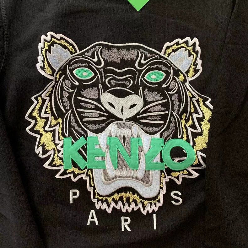 Kenzo KENZO Men's Tiger Embroidery Sweatshirt - dmc Size US M / EU 48-50 / 2 - 2 Thumbnail