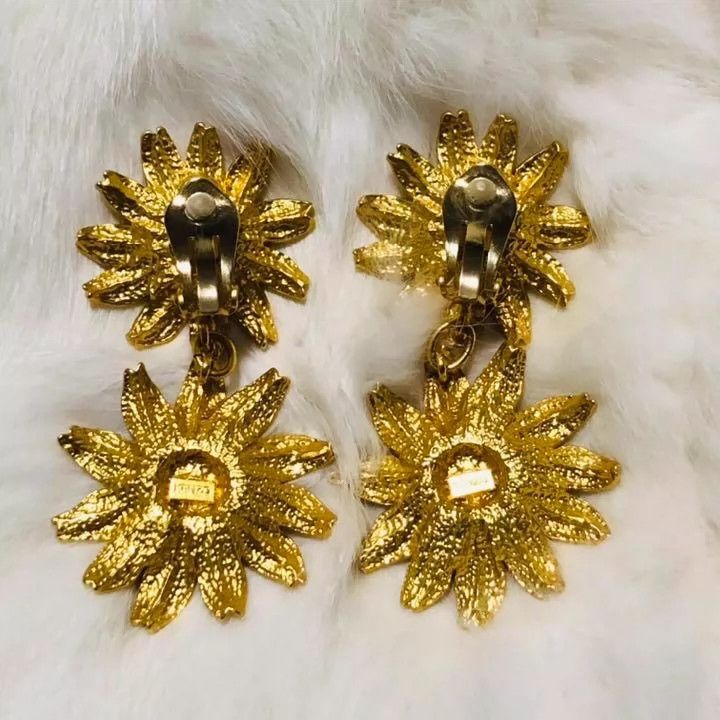 Kenzo Kenzo Vintage Flower Jewelry Set - dmc Size ONE SIZE - 2 Thumbnail