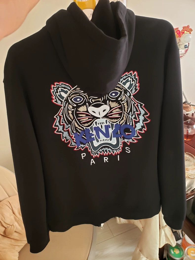 Kenzo KENZO Black Zip Hoodie Sweatshirt M - dmc Size US M / EU 48-50 / 2 - 2 Thumbnail