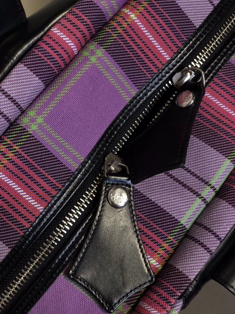 Vivienne Westwood Vivienne Westwood Vintage Plaid Saturn Bowling Bag - dmc Size ONE SIZE - 5 Thumbnail