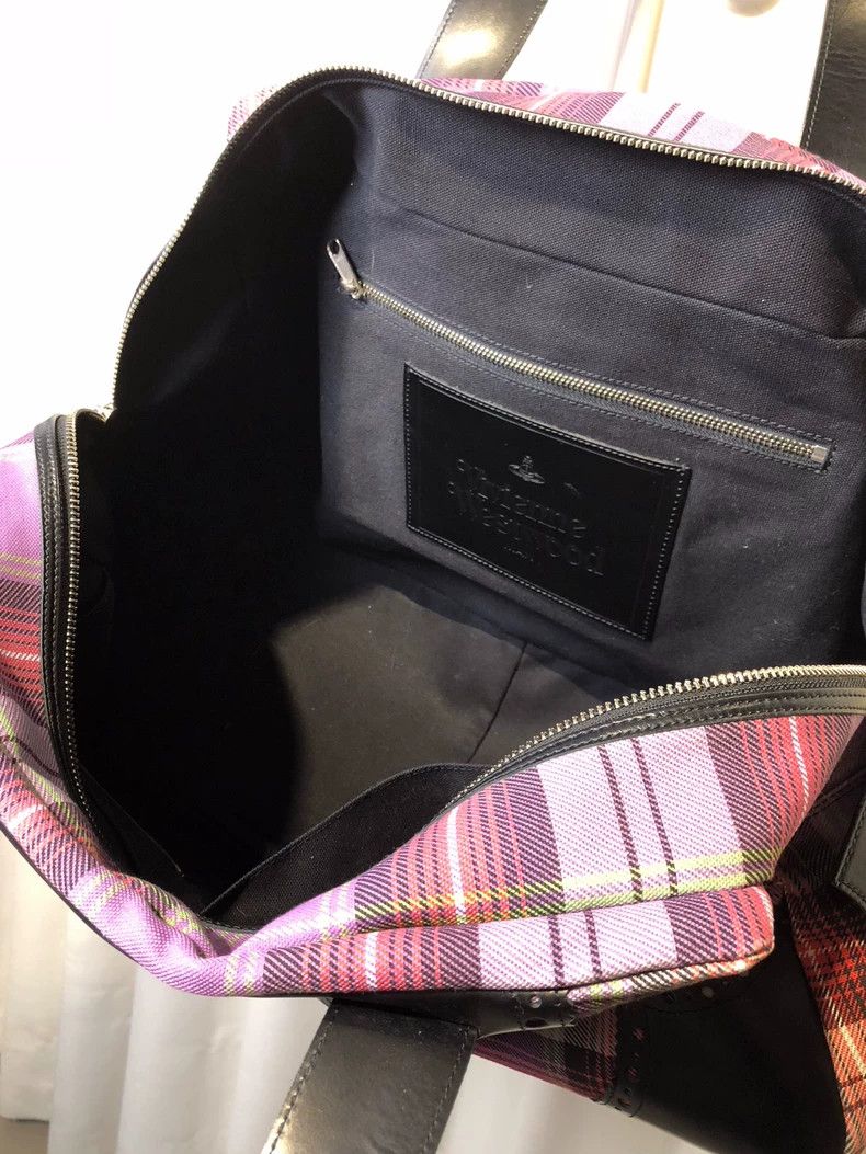 Vivienne Westwood Vivienne Westwood Vintage Plaid Saturn Bowling Bag - dmc Size ONE SIZE - 6 Thumbnail