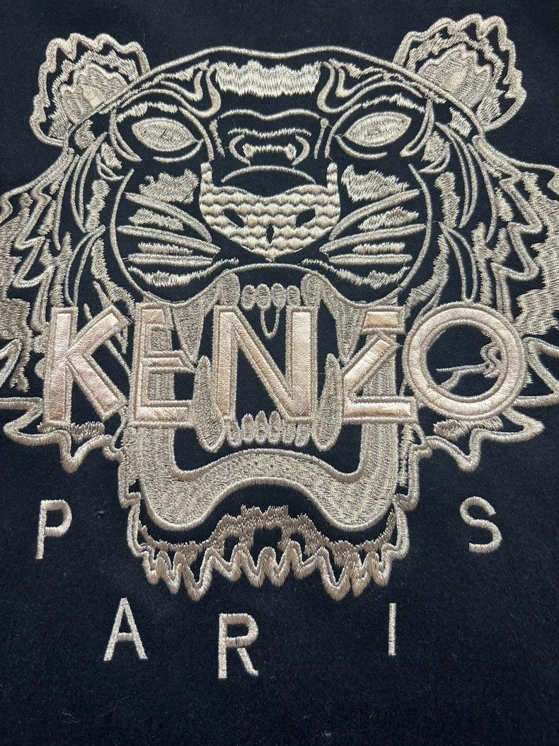 Kenzo KENZO Black Gold Tiger Embroidery Jacket - dmc Size US M / EU 48-50 / 2 - 2 Thumbnail