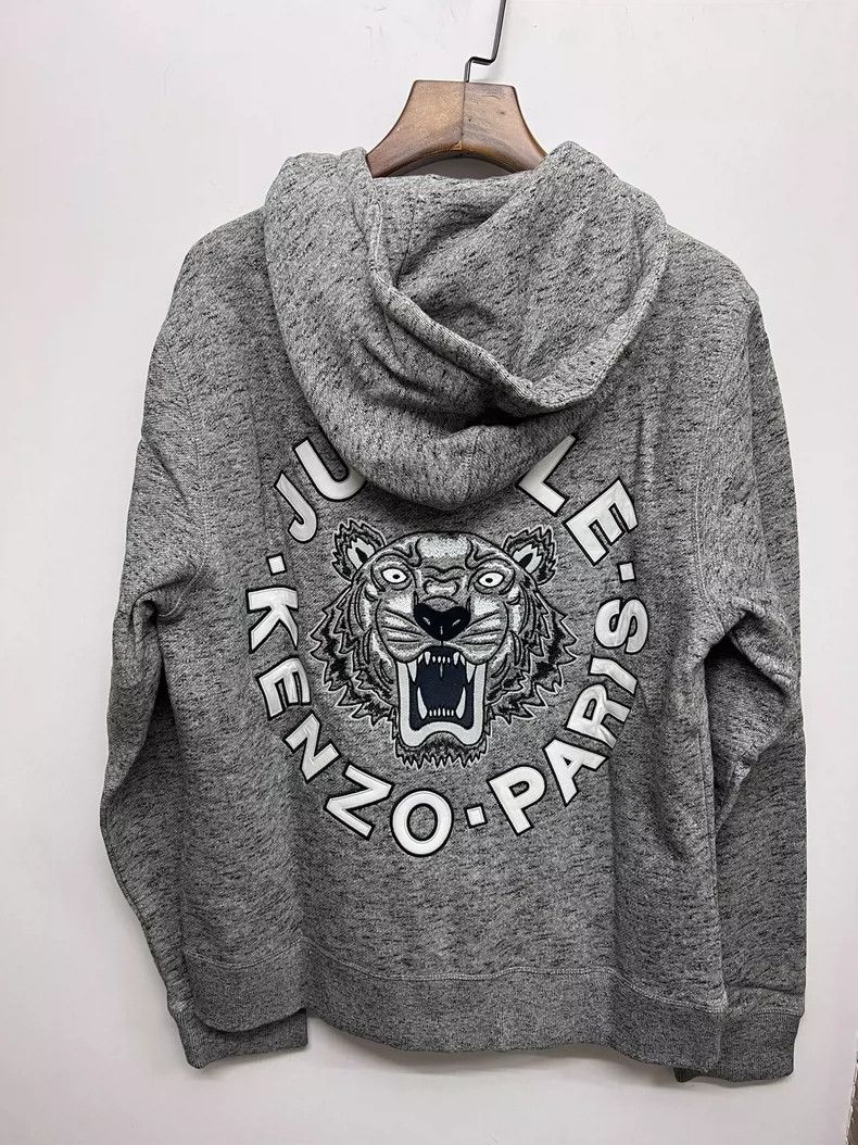 Kenzo KENZO Men's Tiger Embroidery Cotton Jacket - dmc Size US XL / EU 56 / 4 - 2 Thumbnail