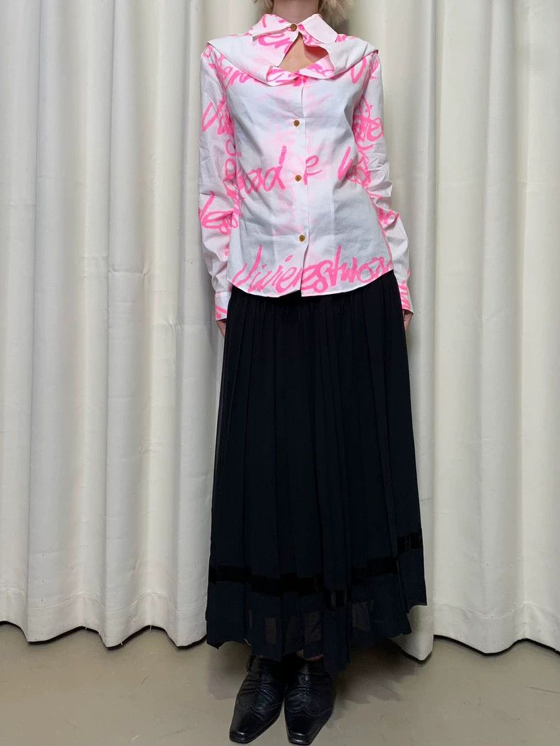 Vivienne Westwood Vivienne Westwood Graffiti Cutout Shirt - dmc Size US S / EU 44-46 / 1 - 3 Thumbnail