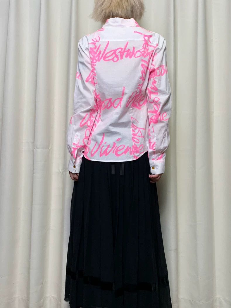 Vivienne Westwood Vivienne Westwood Graffiti Cutout Shirt - dmc Size US S / EU 44-46 / 1 - 6 Thumbnail