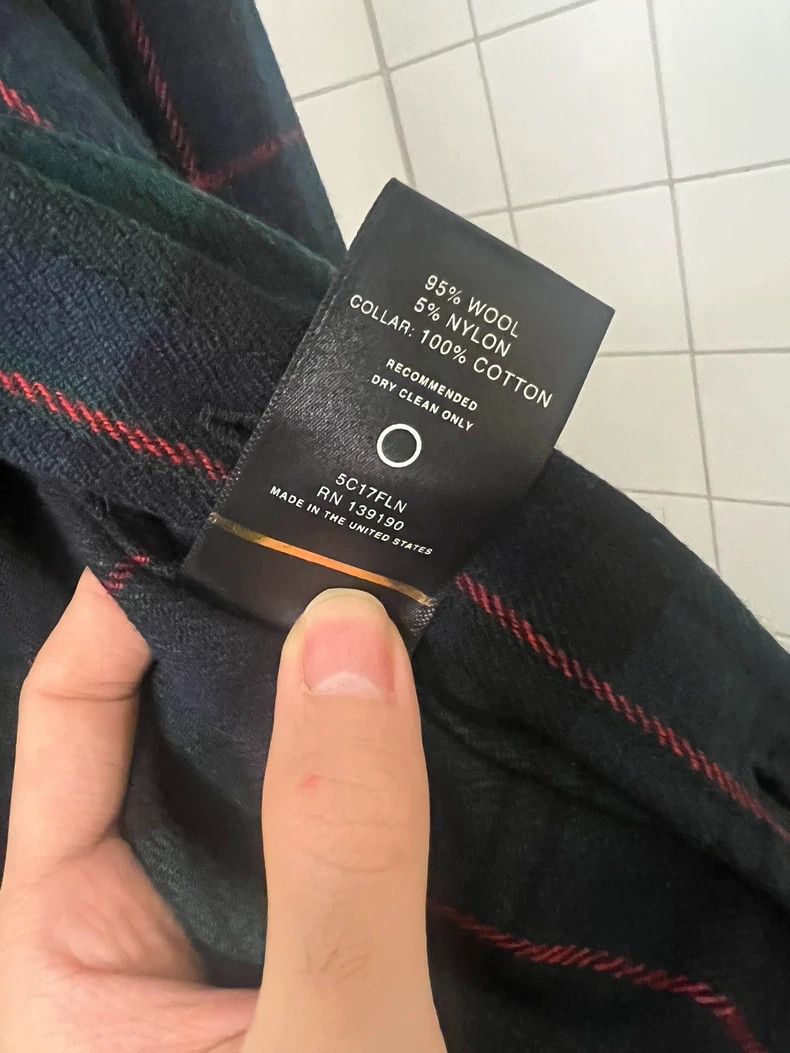 Fear of God Fear of God Green Plaid Flannel Shirt - dmc Size US S / EU 44-46 / 1 - 4 Thumbnail