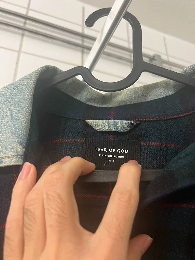 Fear of God Fear of God Green Plaid Flannel Shirt - dmc Size US S / EU 44-46 / 1 - 2 Thumbnail