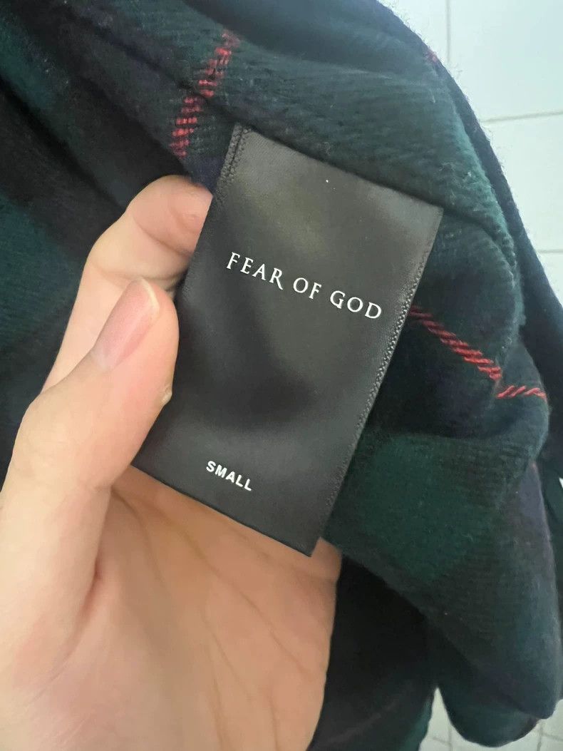 Fear of God Fear of God Green Plaid Flannel Shirt - dmc Size US S / EU 44-46 / 1 - 3 Thumbnail