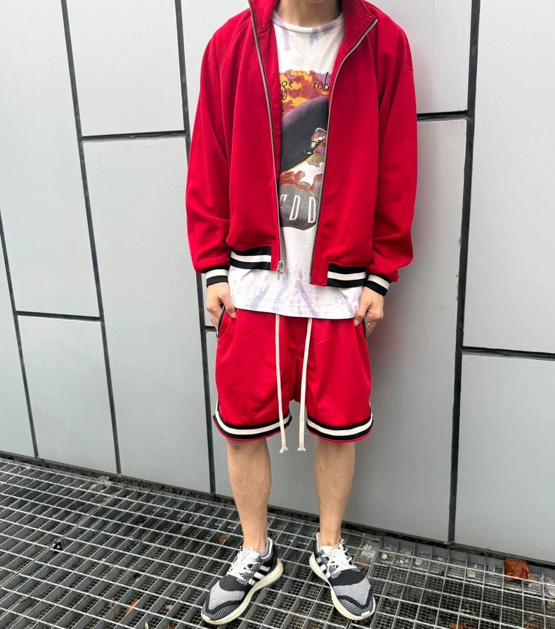 Fear of God Fear of God 5th Coach Jacket Red - dmc Size US L / EU 52-54 / 3 - 6 Thumbnail