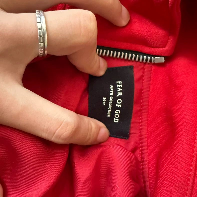 Fear of God Fear of God 5th Coach Jacket Red - dmc Size US L / EU 52-54 / 3 - 2 Thumbnail