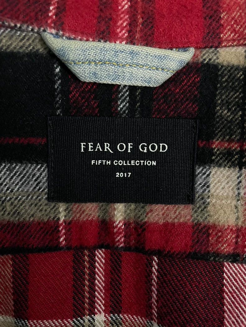 Fear of God Fear of God 5th Red Plaid Shirt - dmc Size US S / EU 44-46 / 1 - 2 Thumbnail