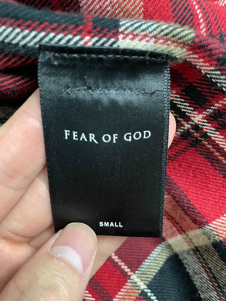 Fear of God Fear of God 5th Red Plaid Shirt - dmc Size US S / EU 44-46 / 1 - 4 Thumbnail