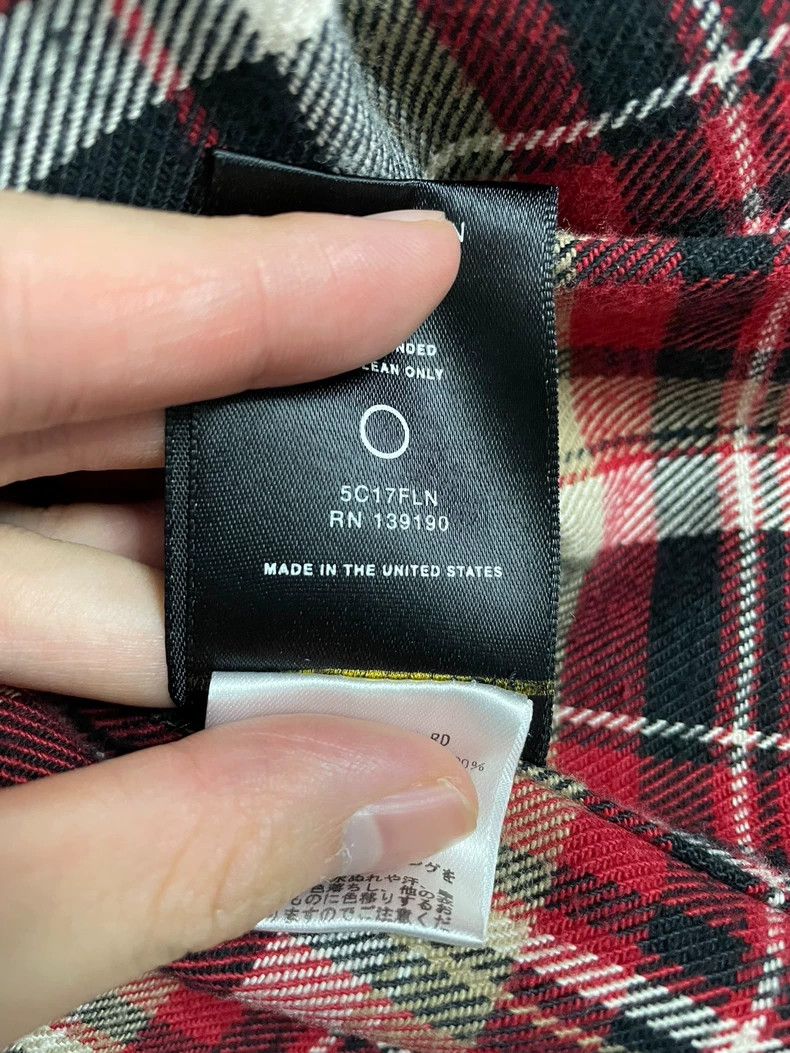 Fear of God Fear of God 5th Red Plaid Shirt - dmc Size US S / EU 44-46 / 1 - 6 Thumbnail