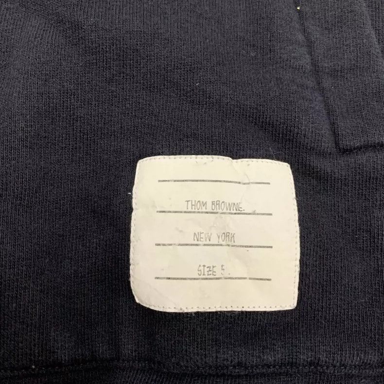 Thom Browne THOM BROWNE Navy Stripe Hoodie Sweatshirt - dmc Size US L / EU 52-54 / 3 - 5 Thumbnail