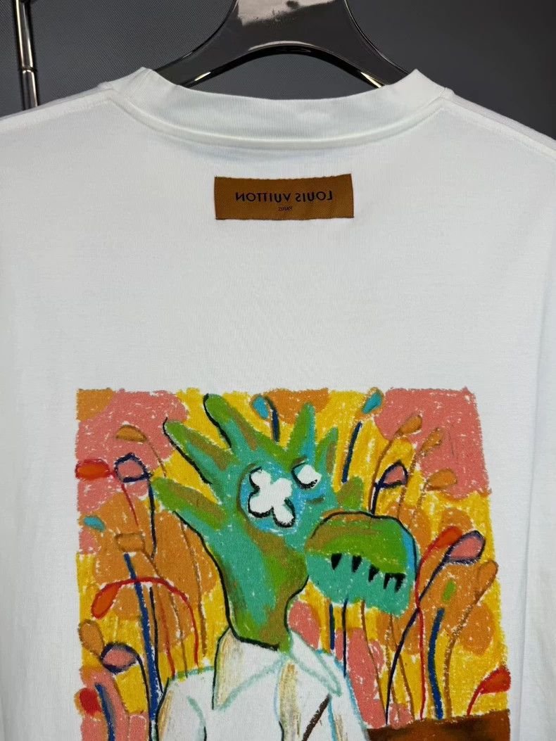 Louis Vuitton Louis Vuitton Dragon Graffiti Tee - dmc Size US L / EU 52-54 / 3 - 3 Thumbnail