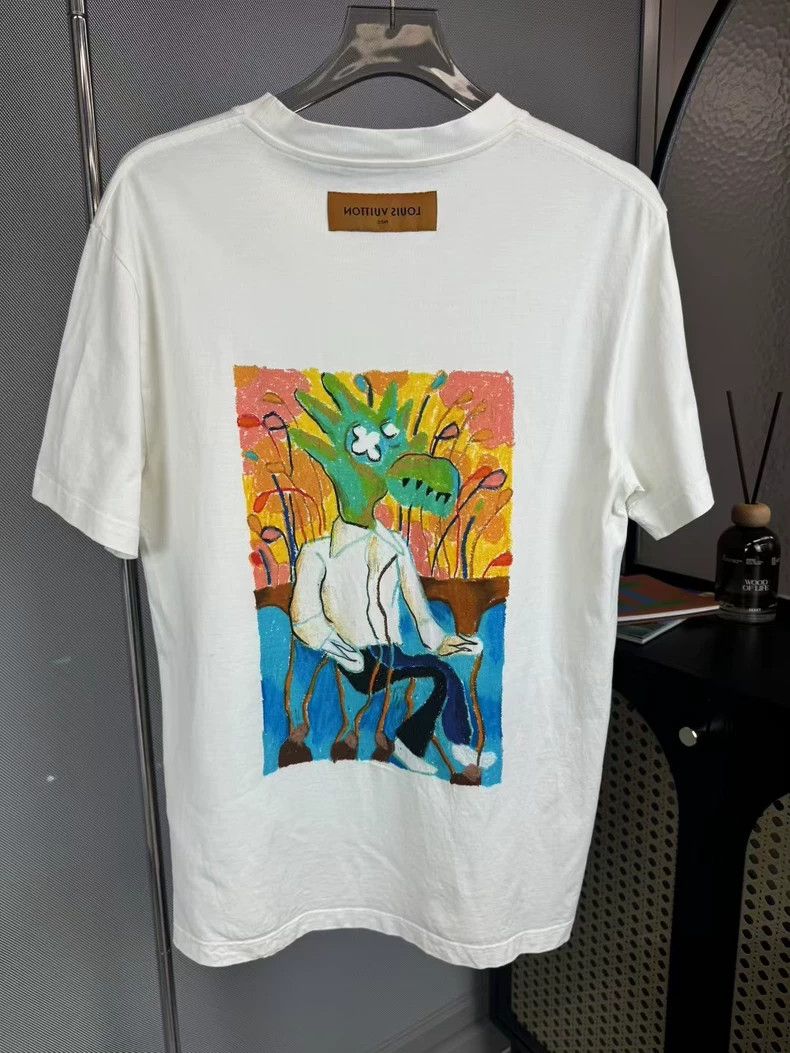 Louis Vuitton Louis Vuitton Dragon Graffiti Tee - dmc Size US L / EU 52-54 / 3 - 2 Thumbnail