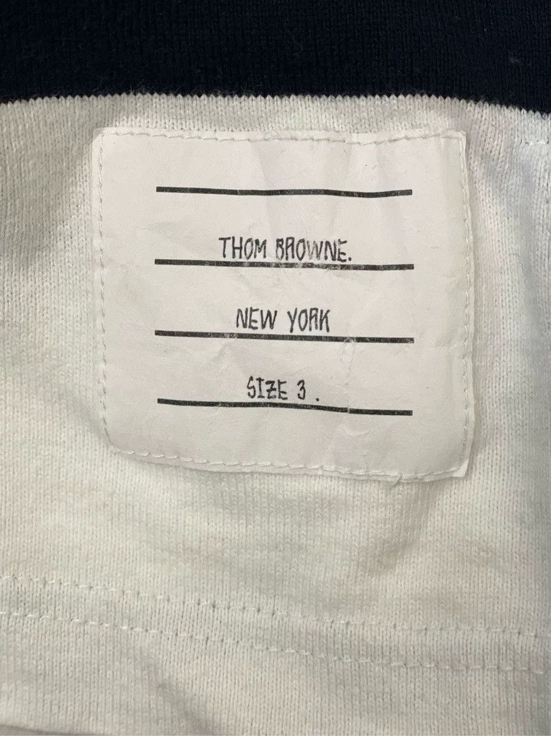 Thom Browne Thom Browne Striped Polo Longsleeve - dmc Size US S / EU 44-46 / 1 - 6 Thumbnail