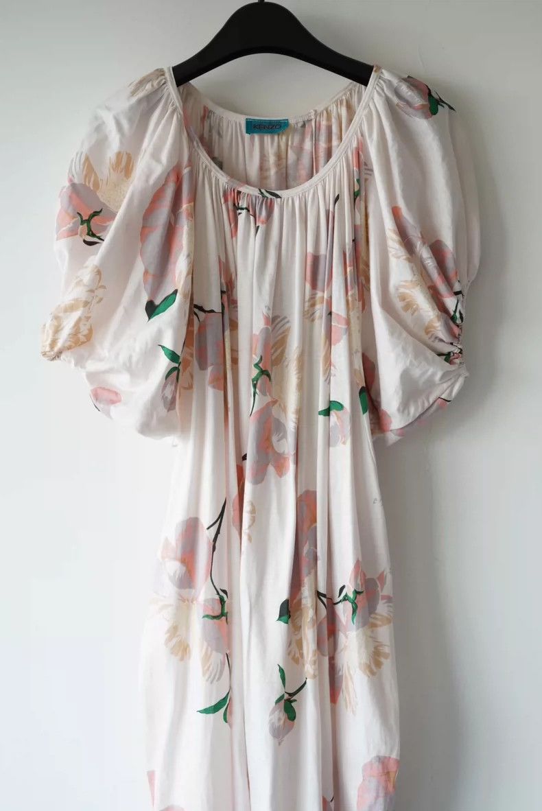 Kenzo Kenzo Vintage 80s Batwing Dress - dmc Size US 38 / EU 54 - 6 Thumbnail