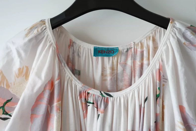 Kenzo Kenzo Vintage 80s Batwing Dress - dmc Size US 38 / EU 54 - 5 Thumbnail