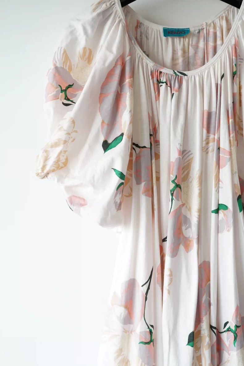 Kenzo Kenzo Vintage 80s Batwing Dress - dmc Size US 38 / EU 54 - 4 Thumbnail