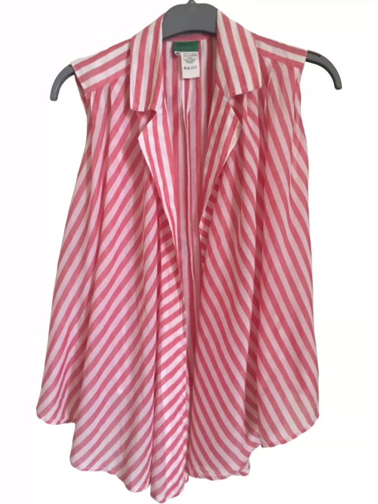 Kenzo KENZO 1980s Pleated Hem Sleeveless Top - dmc Size US S / EU 44-46 / 1 - 2 Thumbnail