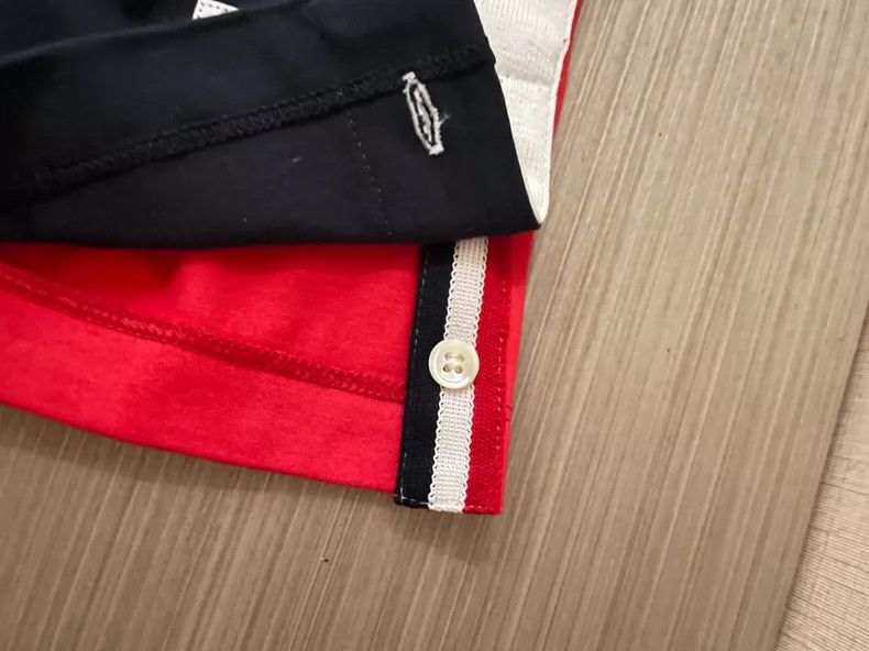Thom Browne Thom Browne Men's Short Sleeve Polo Shirt - dmc Size US XS / EU 42 / 0 - 7 Thumbnail