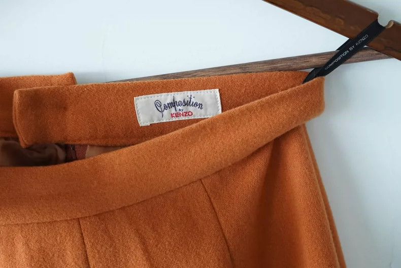 Kenzo Kenzo Vintage Wool Midi Skirt - dmc Size US 38 / EU 54 - 5 Thumbnail